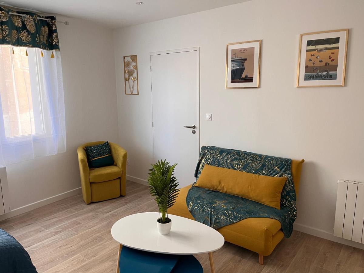 Studio Cosy Avec Terrasse, Proche Chantiers Et Airbus Σαιν-Ναζαίρ Εξωτερικό φωτογραφία